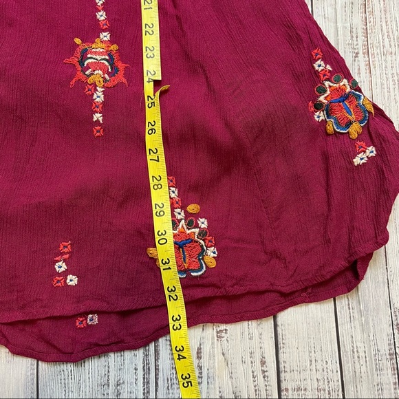 Free People Oxford Embroidered Mini Dress. Size Small. - Picture 11 of 15